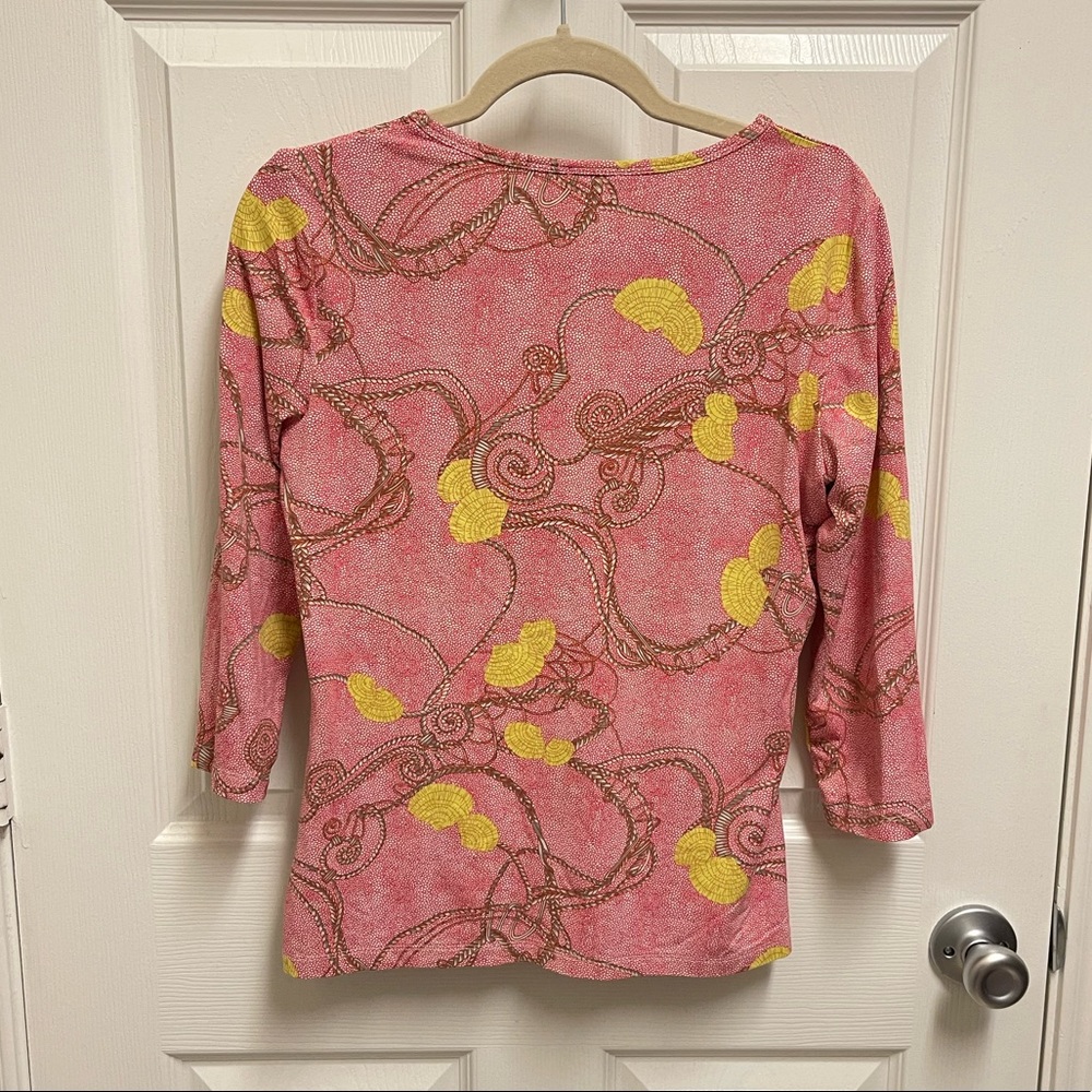 J. Mclaughlin Scroll Pattern Top - image 6